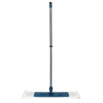 Lnt france - lot de 1 balai et 2 serpillres professionnelles microfibres extra plat pour laver et ponger ...