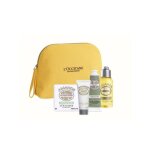 Loccitane trousse �t� amande huile de douche savon cr�me pour les mains concentr� de lait