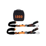 Lodd - sangles moto boucles avec protection synth�tique - sangles darrimage 1500kg - 38mm - valise incluse ...