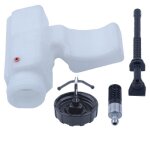 Logement de réservoir dhuile avec filtre à huile conduite dhuile bouchon dhuile kit pour tronçonneuses ... Logement de réservoir dhuile avec filtre à huile conduite dhuile bouchon dhuile kit pour tronçonneuses ...