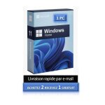 Logiciel - microsoft - windows 11 famille - cl dactivation - 1 pc - licence authentique