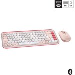 Ensemble clavier et souris - logitech - pop icon combo - rose - sans fil - 4000dpi - 4 boutons Ensemble clavier et souris - logitech - pop icon combo - rose - sans fil - 4000dpi - 4 boutons