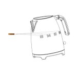 Logo smeg bouilloire carafe 925030216 smeg