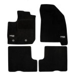 Tapis de sol - dacia - duster - velours noir - ajustement prcis - antidrapant - 4 pices