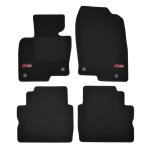 Tapis de sol - mazda - cx5 - velours noir - 4 pices - ajustement prcis