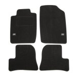 Tapis de sol - logo - peugeot 206 206 + - velours noir - sur mesure - antidérapant Tapis de sol - logo - peugeot 206 206 + - velours noir - sur mesure - antidérapant