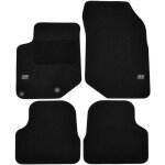 Tapis de sol - logo - peugeot 208 - velours noir - 4 pièces - ajustement précis Tapis de sol - logo - peugeot 208 - velours noir - 4 pièces - ajustement précis