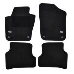 Tapis de sol - logo - seat ibiza 4 - velours noir - ajustement précis - renforcé pédale Tapis de sol - logo - seat ibiza 4 - velours noir - ajustement précis - renforcé pédale