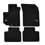 Tapis de sol - logo - suzuki swift - velours noir - ajustement prcis - renforc pdale