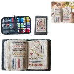 Loisirs creatifs livre de points de broderiecouture pour d�butants�chantillons de lin haute densit� avec ...