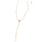 Lokaer ? collier long  pampilles en forme de y pour femmes pendentif en zircon color  la mode bijoux ...