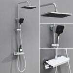 Lonheo max colonne de couche thermostatique réglable en hauteur douche avec mitigeur chrom Lonheo max colonne de couche thermostatique réglable en hauteur douche avec mitigeur chrom