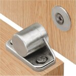 Loquet magnetique aimant porte placard 4 pi�ces argent loquets magn�tiques avec des vis aimant fermeture ...