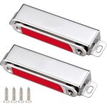 Loquet magntique - ynkkvre - 28 kg - acier inoxydable - lot de 2 - pour meubles et armoires