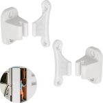 Loquet de porte pour caravane et camping - car paquet de 2 serrure de porte blanche porte de service ...