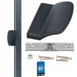 Loqueteau de porte de balcon - poigne universelle - anthracite - kotarbau