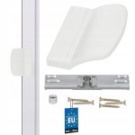 Loqueteau de porte de balcon - poigne universelle - blanc - kotarbau