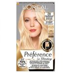 Lor�al paris pr�f�rence le blonding teinture capillaire 01 blond tr�s clair naturel