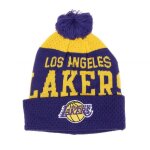 Los angeles lakers bonnet violet / jaune garon nba collegiate