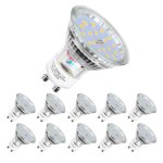 Lot de 10 ampoules ledgu10 - 5w équivalent 60wblanc froid 6000k 120° larges faisceauxampoules led spot ... Lot de 10 ampoules ledgu10 - 5w équivalent 60wblanc froid 6000k 120° larges faisceauxampoules led spot ...