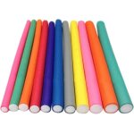 Lot de 10 bigoudis en mousse souple sans chaleur pour salon de coiffure ou bricolage (16 mm)