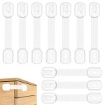 Lot de 10 bloque porte b�b� securite placard enfant avec adh�sif fort bloc porte securite bebe bloque ...