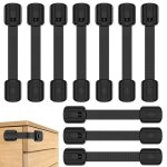 Lot de 10 bloque porte b�b� securite placard enfant avec adh�sif fort bloc porte securite bebe bloque ...