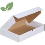 Lot de 10 boites postales en carton blanc 215 x 155 x 6cm format a5