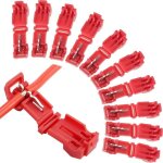 Lot de 10 bornes de raccordement pour tondeuse robot husqvarna automower worx bosch gardena - connecteur ...