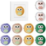 Lot de 10 cache - prises en silicone motif chouette f pour cuisine salle de bain protection contre les ... Lot de 10 cache - prises en silicone motif chouette f pour cuisine salle de bain protection contre les ...