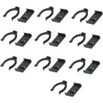 Lot de 10 clips pour plinthes fixations pour meubles crochets de plinthe de cuisine clips de fixation ...