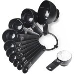 Lot de 10 cuill�res et tasses � mesurer pour la cuisine et la p�tisserie. mesure des quantit�s s�ches ...