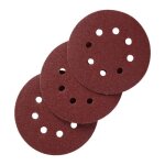 Disques abrasifs - lot de 10 - 125 mm - grains 40 - oxyde daluminium