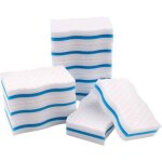 Lot de 10 éponges magiques en mélamine très épaisse de qualité supérieure pour nettoyer les traces sur ... Lot de 10 éponges magiques en mélamine très épaisse de qualité supérieure pour nettoyer les traces sur ...