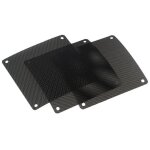 Lot de 10 filtres anti - poussire pour ventilateur dordinateur 120 mm en pvc noir anti - poussire pour ...