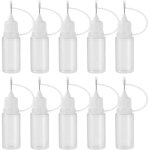 Lot de 10 flacons daiguilles en plastique de 20 ml pour quilling colle huile peinture et encre à lalcool ... Lot de 10 flacons daiguilles en plastique de 20 ml pour quilling colle huile peinture et encre à lalcool ...