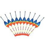 Lot de 10 flotteurs et hame�ons pour la p�che � la carpe en eau douce et sal�e