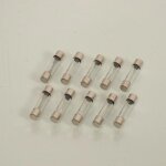 Lot de 10 fusibles rond en verre de 15a pour moto scooter voiture neuf