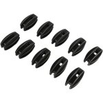 Lot de 10 isolateurs de cl�ture �lectroniques isolateur de cl�ture �lectrique r�sistant aux intemp�ries ...