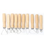 Lot de 10 outils de sculpture en argile et cire pour poterie