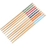 Lot de 10 paires de baguettes en bois sakura rutilisables et durables de style