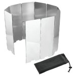Lot de 10 pare - vent pliables pour po�le pare - vent de camping pour camping et randonn�e