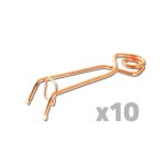 Lot de 10 pi�ges � taupe putange traditionnel acier cuivr�