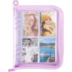 Lot de 10 pochettes pour cartes photo a5 porte - album kpop rangement transparent couleurs multiples ...