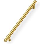 Lot de 10 poign�es de meuble de cuisine dor�es poign�e de meuble poign�e de tiroir entraxe 192 mm