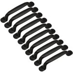 Lot de 10 poign�es pour portes de placards de cuisine / tiroirs / meubles de chambre entraxe de 128 mm ...