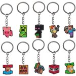 Lot de 10 porte - cls minecraft pour sacs de fte cadeaux de fte danniversaire sac  dos prix scolaires ...