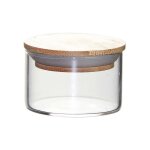 Lot de 10 pot a epices en verre 40ml petits bocaux hermtique avec couvercle en bambou de rangement pzcc ...