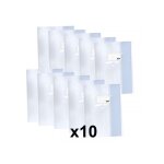 Lot de 10 protge - cahiers 21x297 cm a4 apli transparent