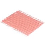 Lot de 10 reliures � spirale a4 en plastique 30 trous 12 mm de diam�tre � d�couper soi - m�me pour l�cole ...